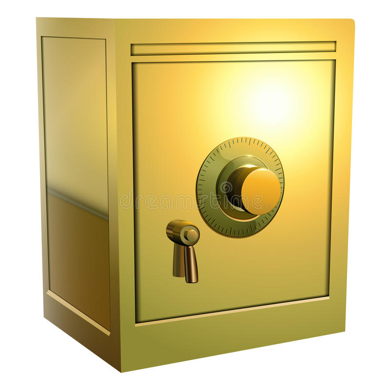 Gold Safe Icon 26514548